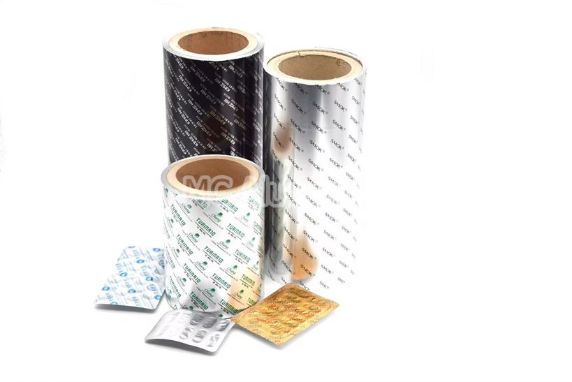 Printed medicinal aluminum foil