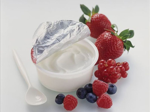 Aluminum foil for yogurt lid