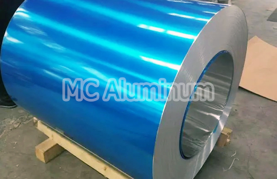 Lá nhôm ưa nước màu xanh