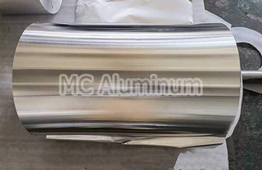 Aluminum foil for suppository packaging
