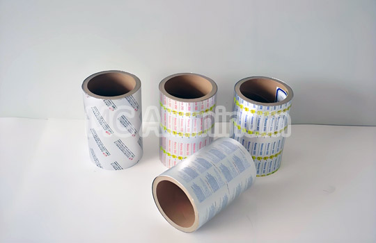 Child-proof blister aluminum foil