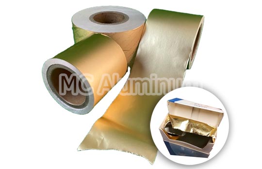 Papel de aluminio de 0,006 mm para embalaje con revestimiento interior de cigarrillos